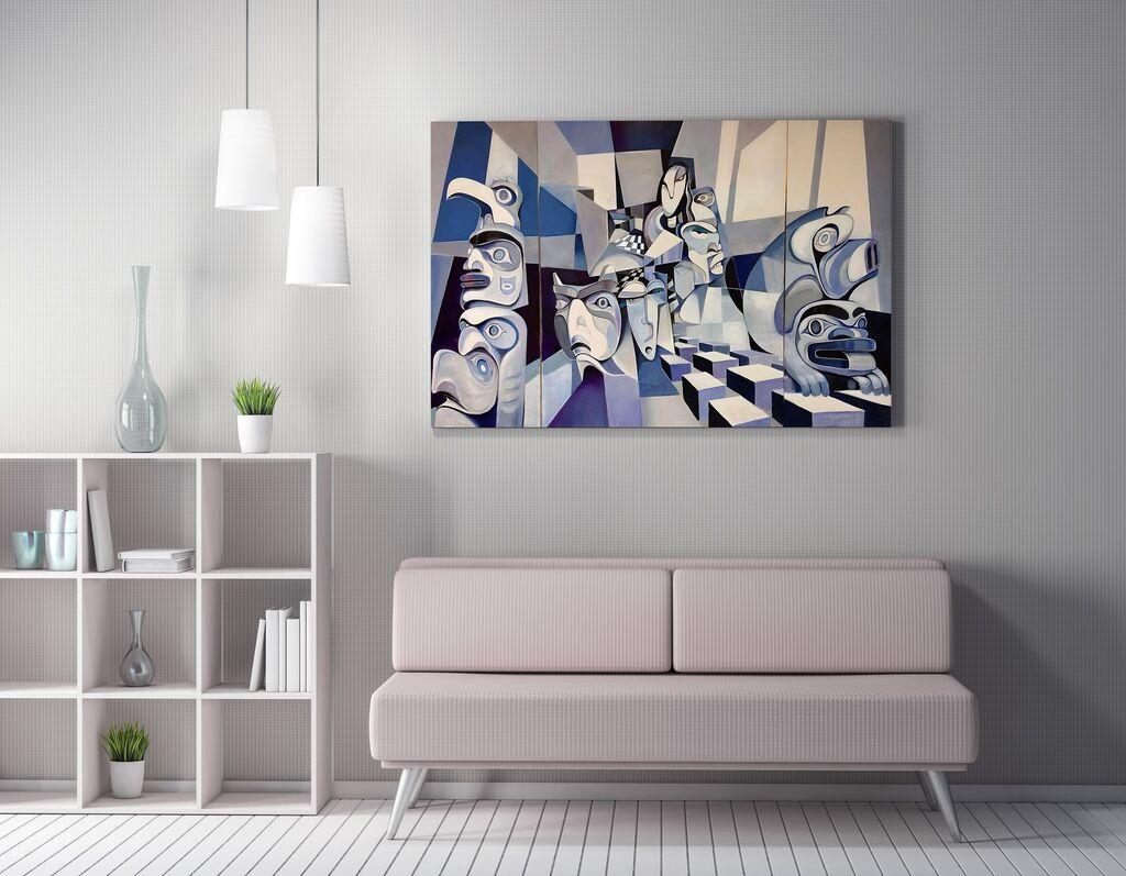 Wallxpert WY327 Декоративна Слика, 70 x 100 cm