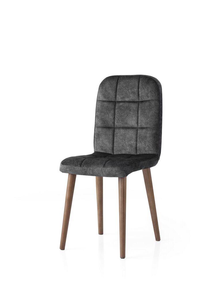 Комплет столчиња Hanah Home Rr-715, 75x54x91.5 см, 4 парчиња, темно сива