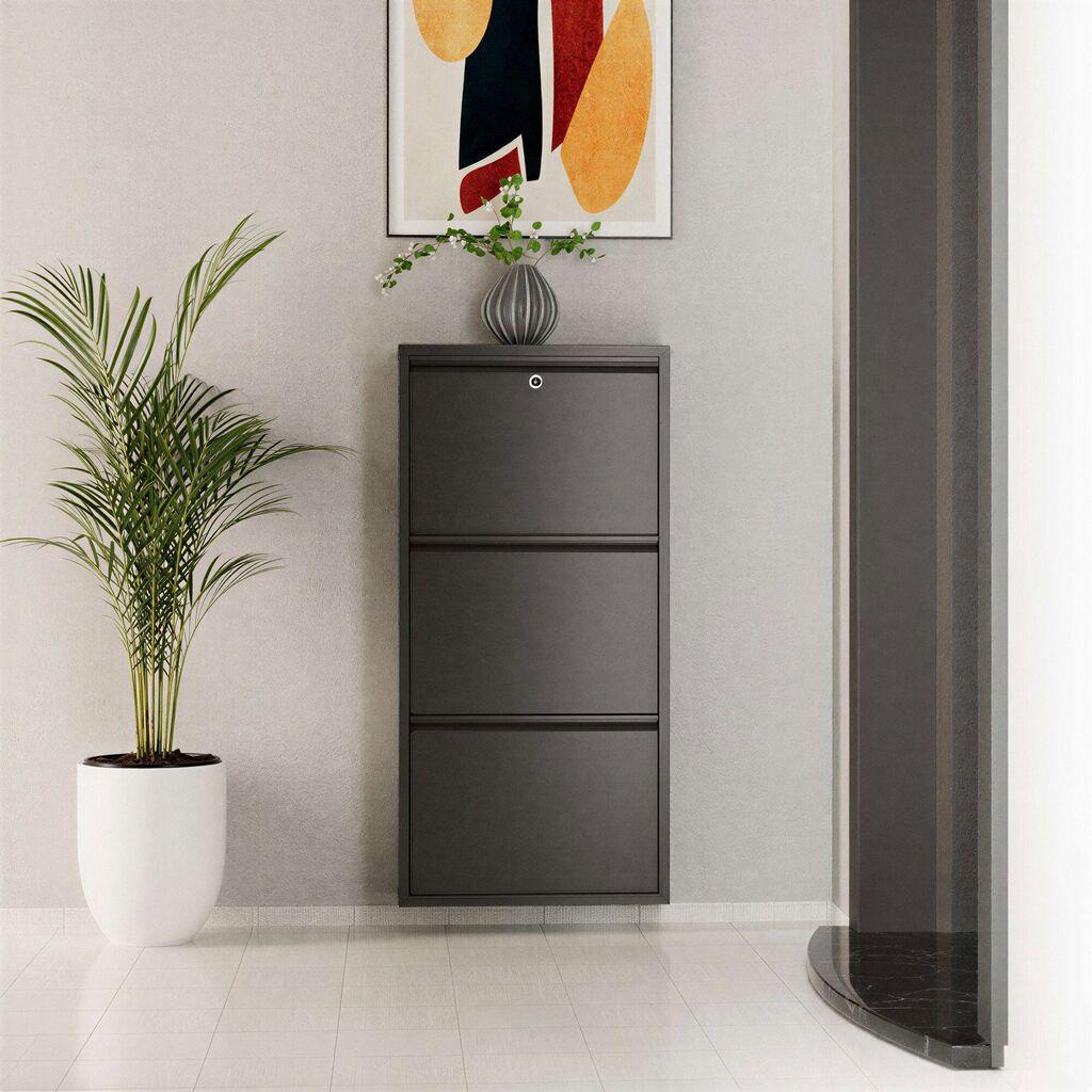 Полица за чевли Hanah Home, 50x103x15 см, Антрацит