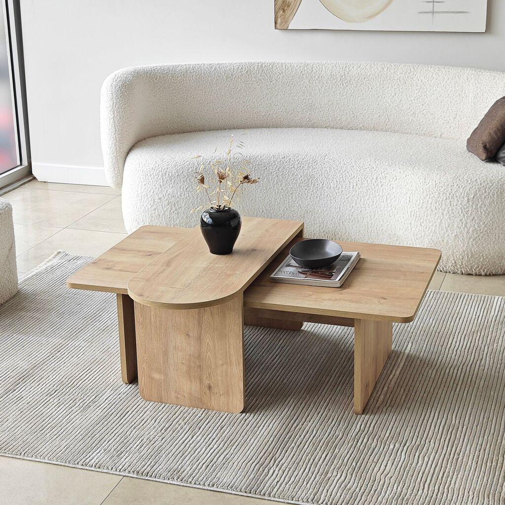 Hanah Home Комплет масички за кафе, 105x35 см, крем боја