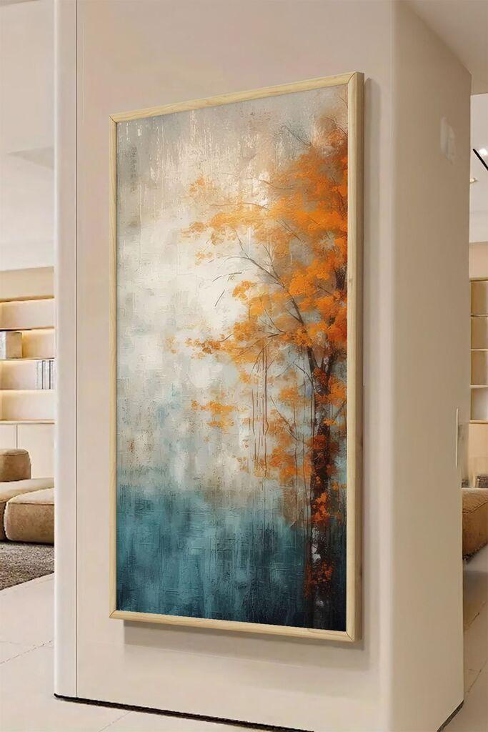 Wallity декоративна врамена слика, 120x50 см, шарена
