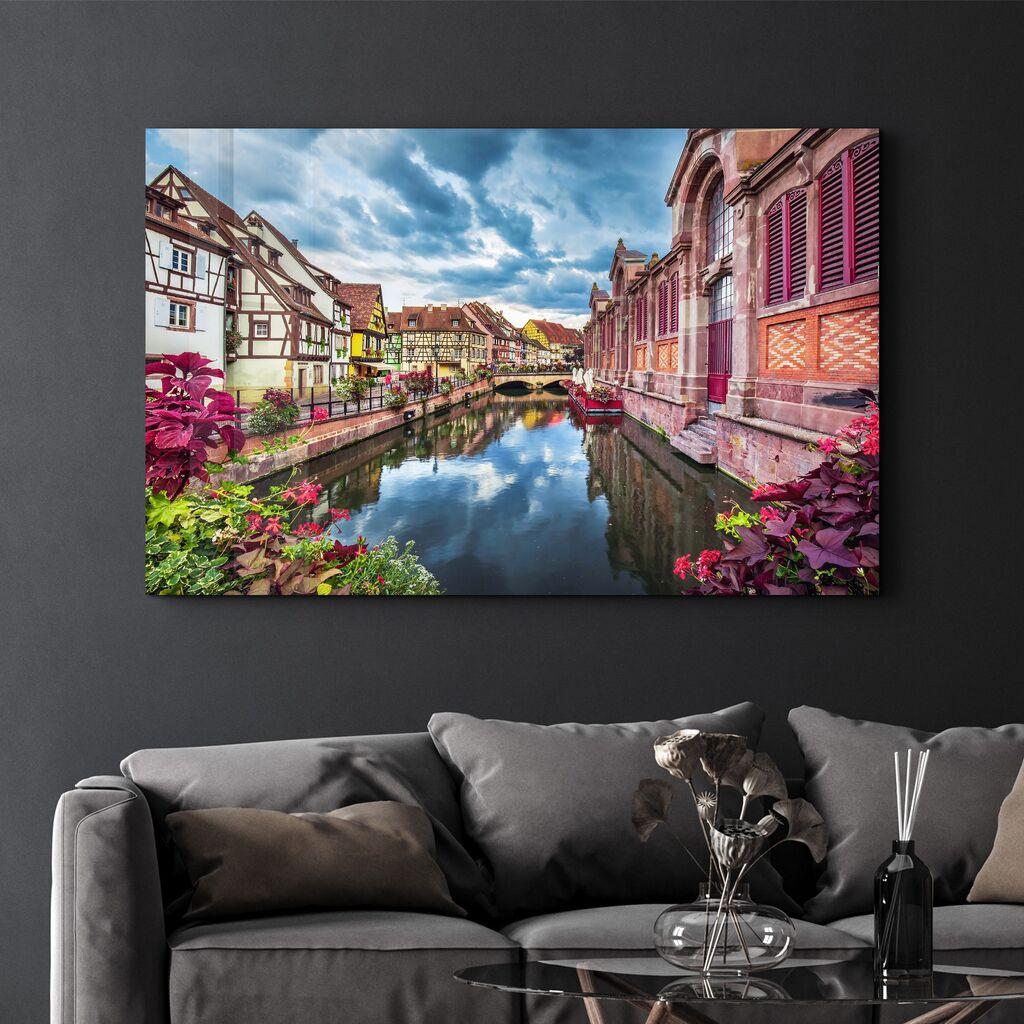 Декоративна слика Wallity на калено стакло, 70x110 см, шарена