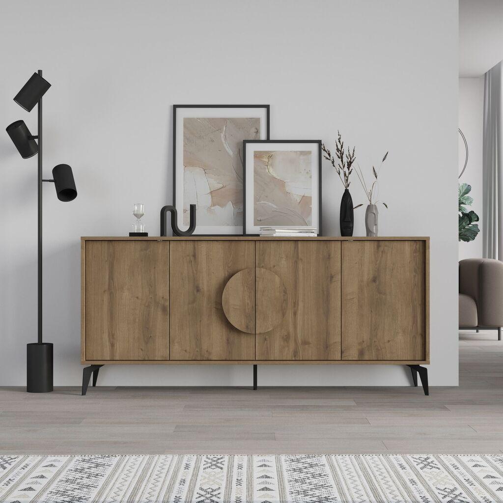 Комода Hanah Home, 180x82x35.6 см, крем