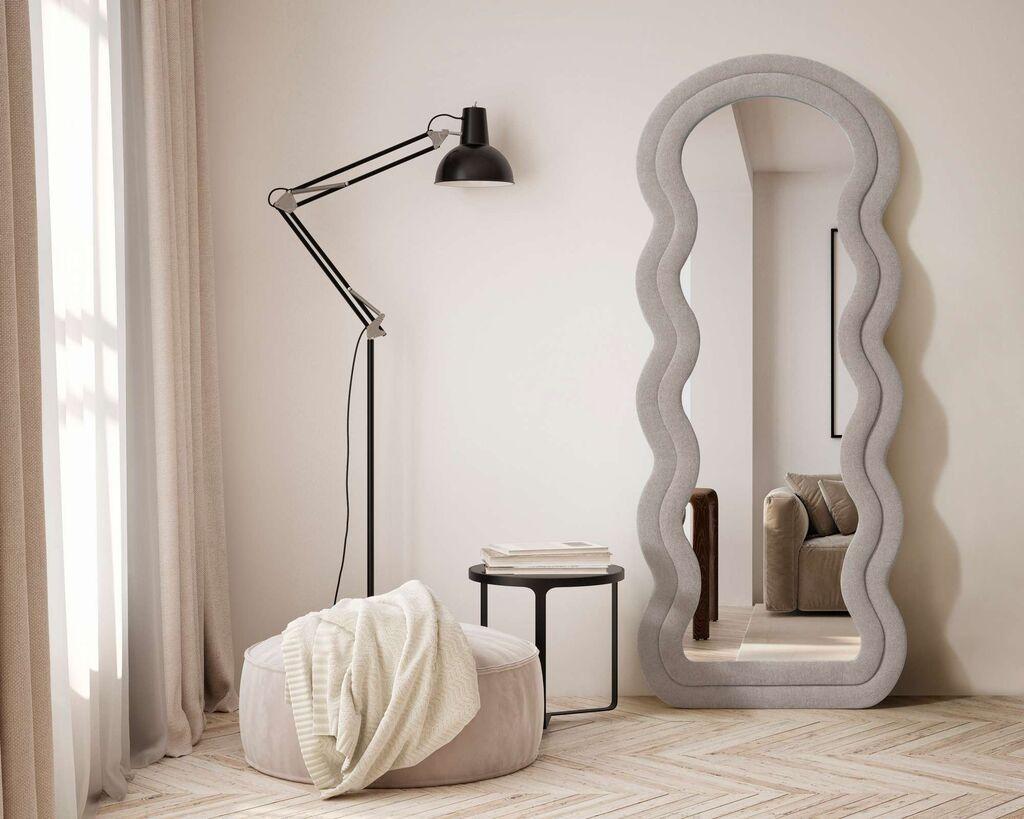 Подно огледало Hanah Home Mia, 65 см x 170 см, беж