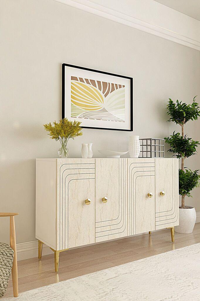 Комода Hanah Home Lessi 120, беж