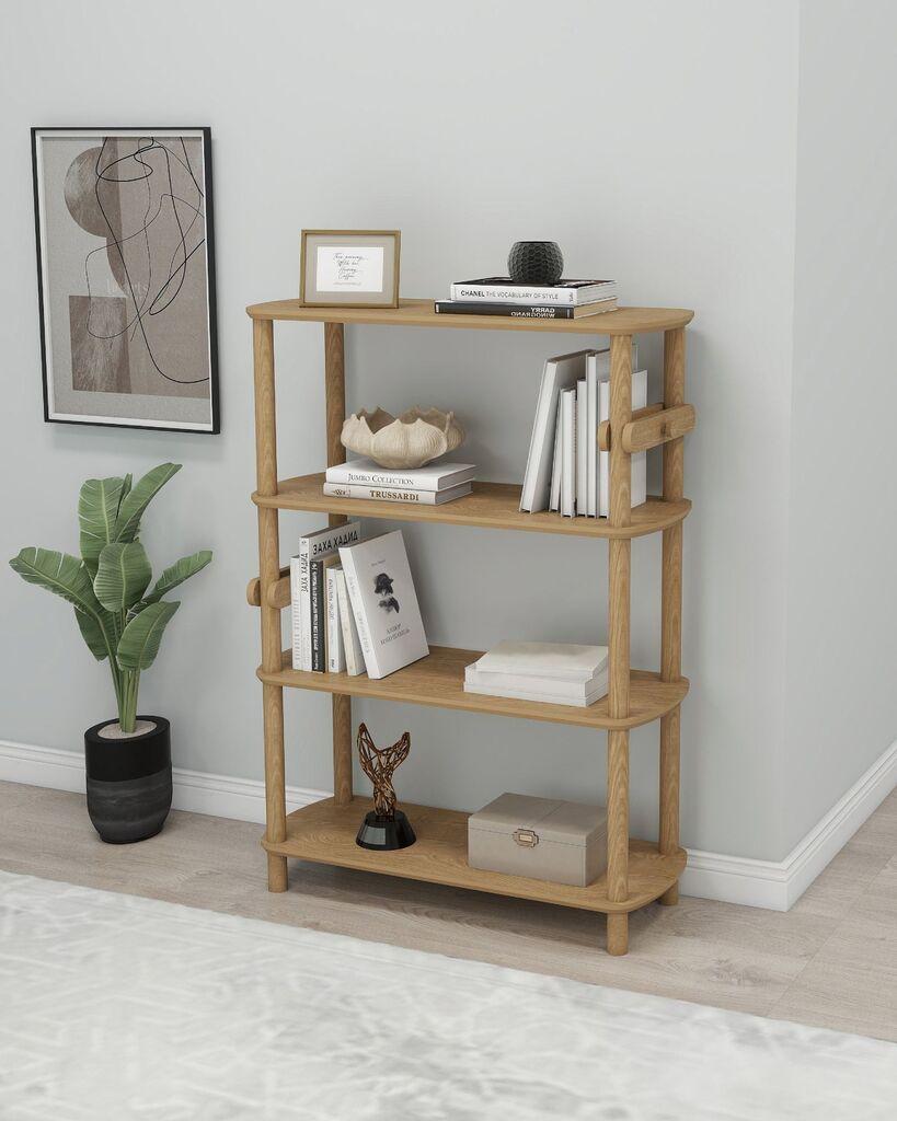 Полица за книги Hanah Home, 80x112x30cm