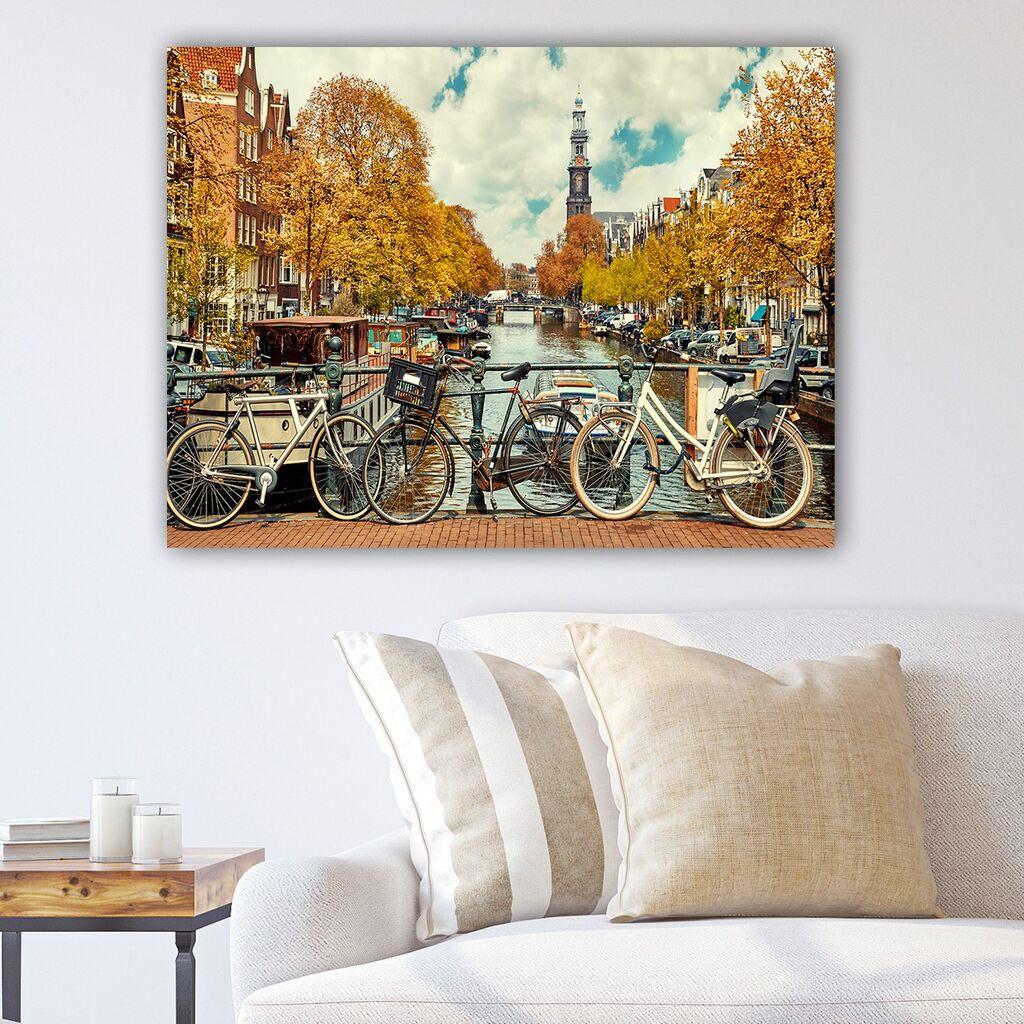Wallity Декоративна слика на платно, 70x100 см, Шарена