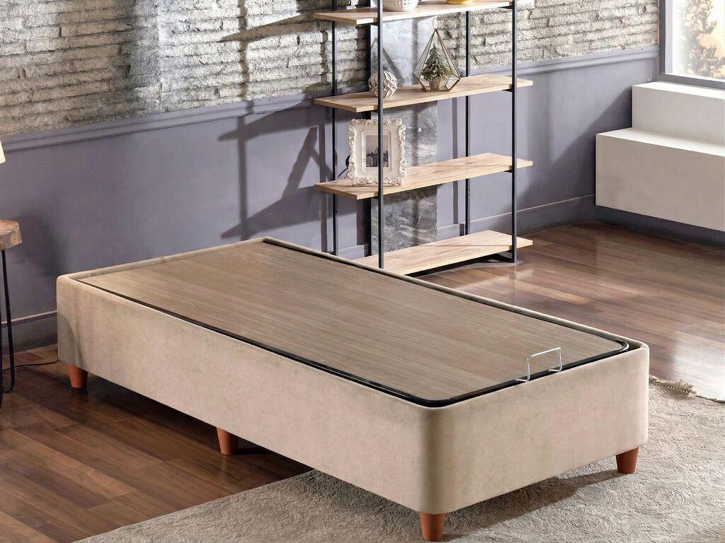 Hanah Home подлога за кревет Ела, 100x38x200 см, каки боја