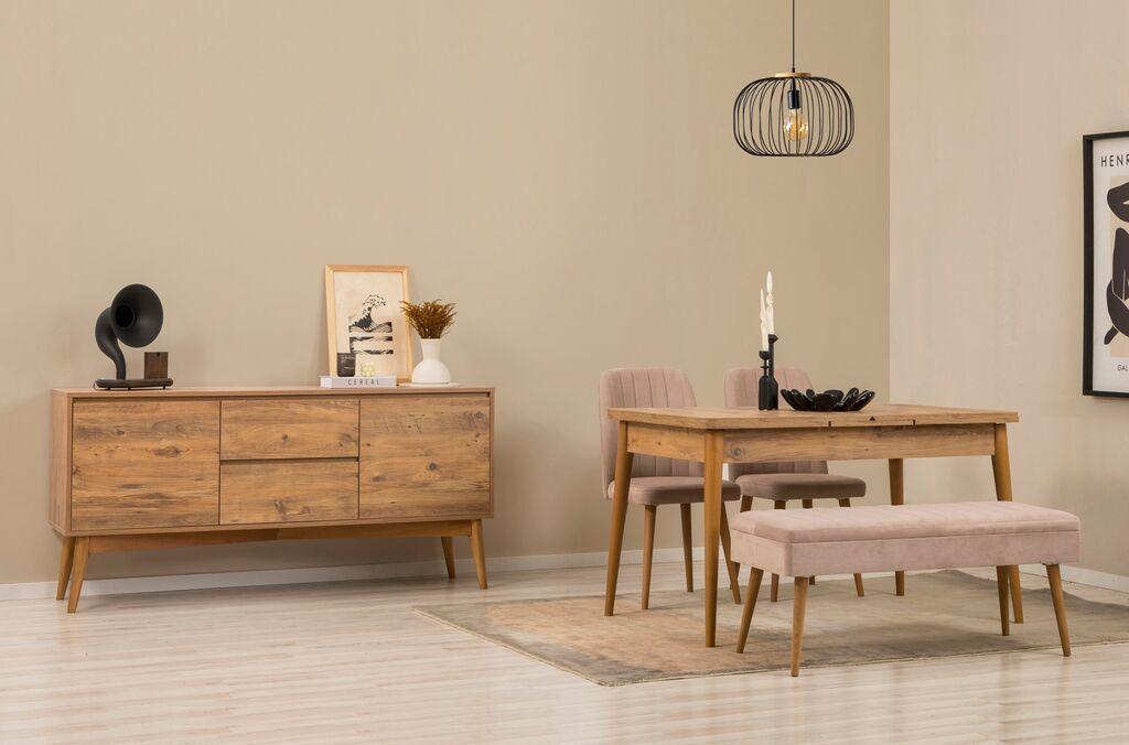 Трпезариски сет Hanah Home Vina 02 0701, кафеав