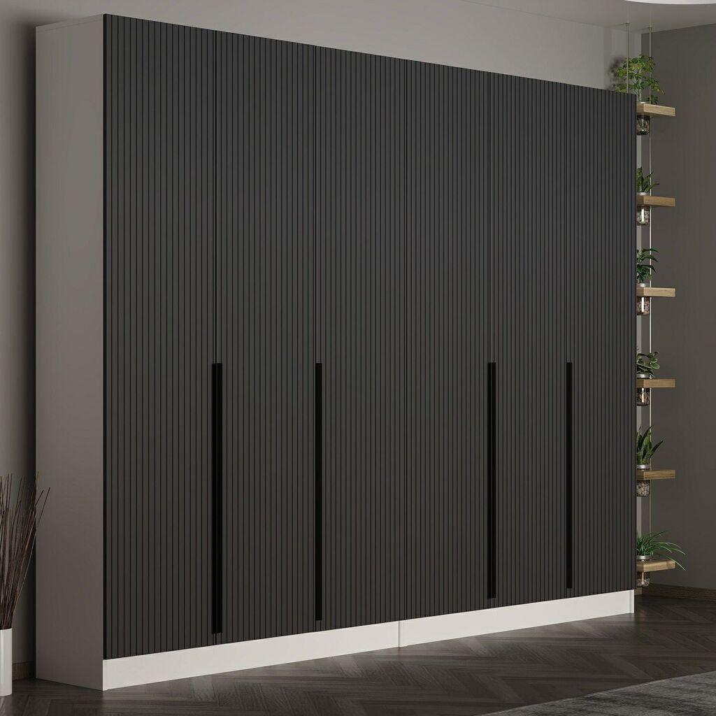 Гардеробер Hanah Home Noah Noah-8269, 270x210x35 см, Антрацит