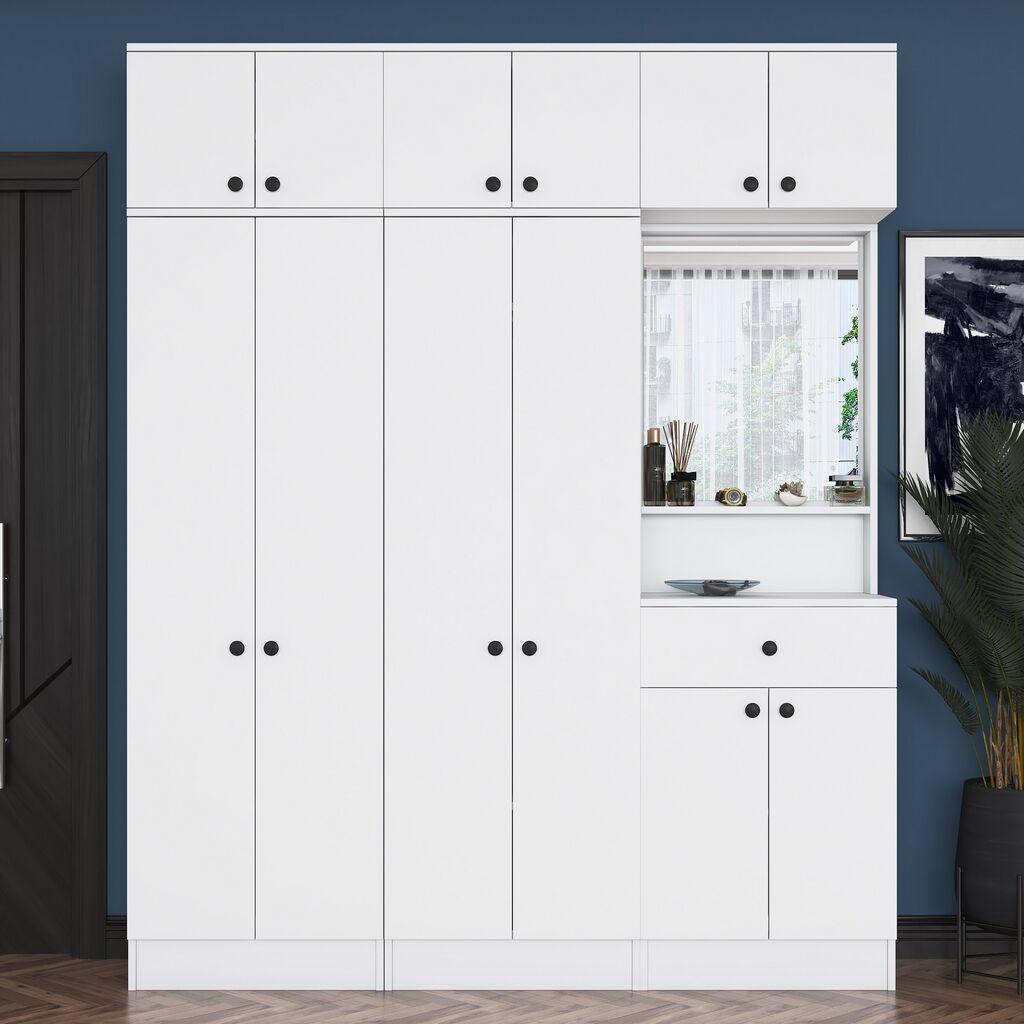 Гардеробер Hanah Home EA142-3450, 120x194x35 см, бела