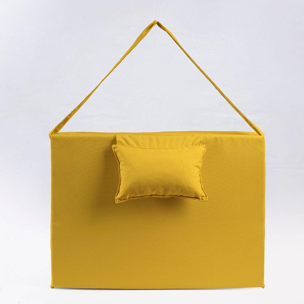 Кревет на расклопување Hanah Home Myc06, 55x180x5 см, жолт