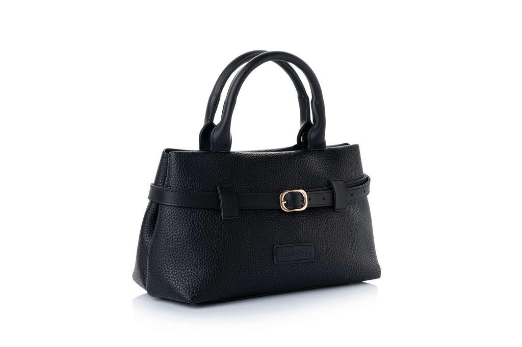 Женска мини чанта Lucky Bees Grace, црна