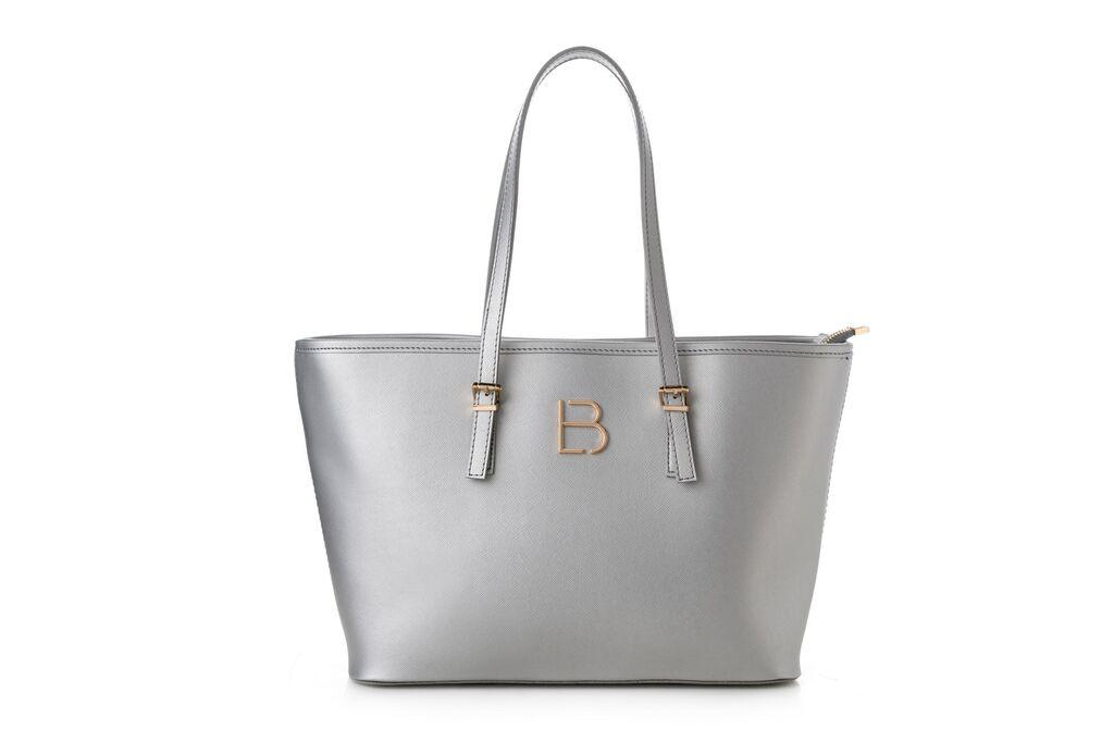 Женска чанта Lucky Bees 1247, сребрена боја