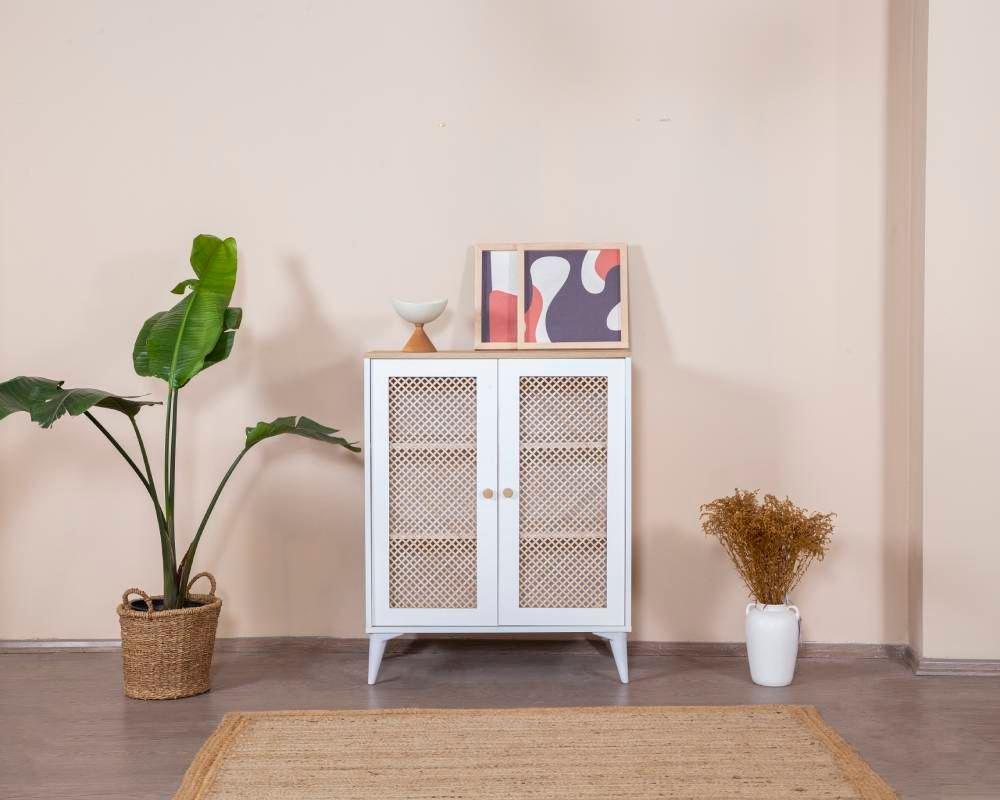 Комода Hanah Home Goose, 90x105x41 см, боја на даб