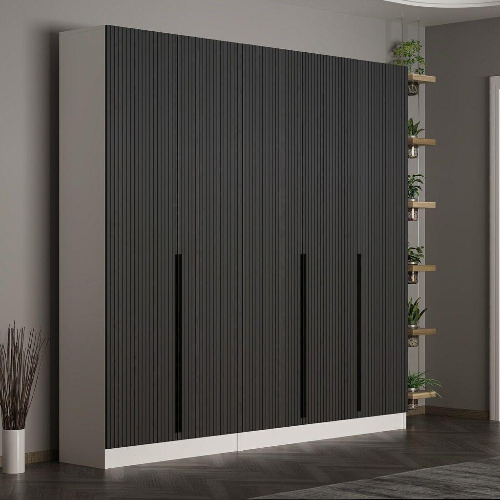 Гардеробер Hanah Home Noah-8267, 225x210x35 см, Антрацит