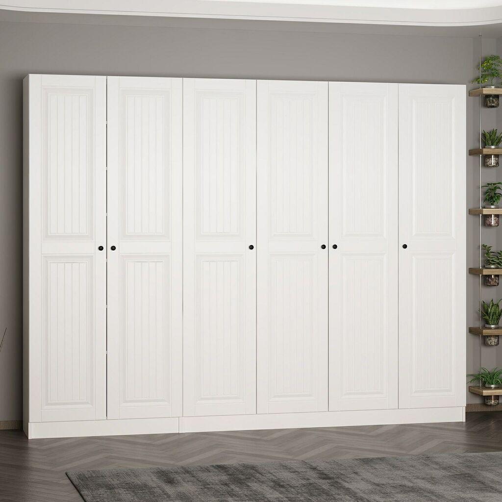 Гардеробер Hanah Home за ходник Noah 8246, 270x210x35 см, бел