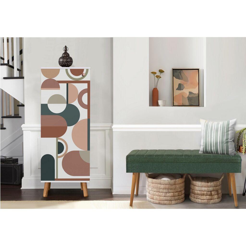 Мебел за ходник Hanah Home Set Vegas 942 1070, зелена