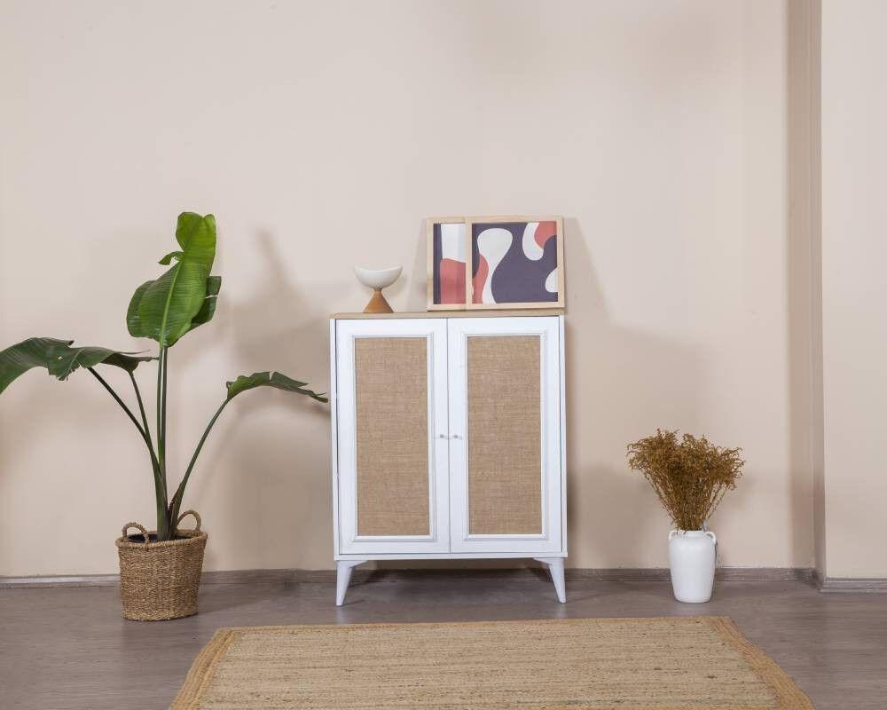 Комода Hanah Home, 90x105x41 см, бела