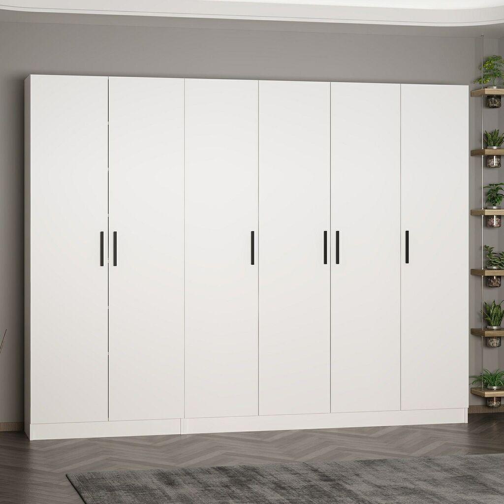 Гардеробер Hanah Home Noah-8202, 270x210x35 см, бел