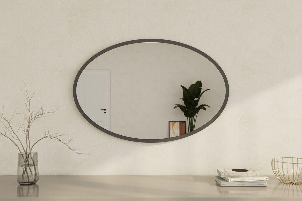 Hanah Home Mirror Beyo, темно сива боја
