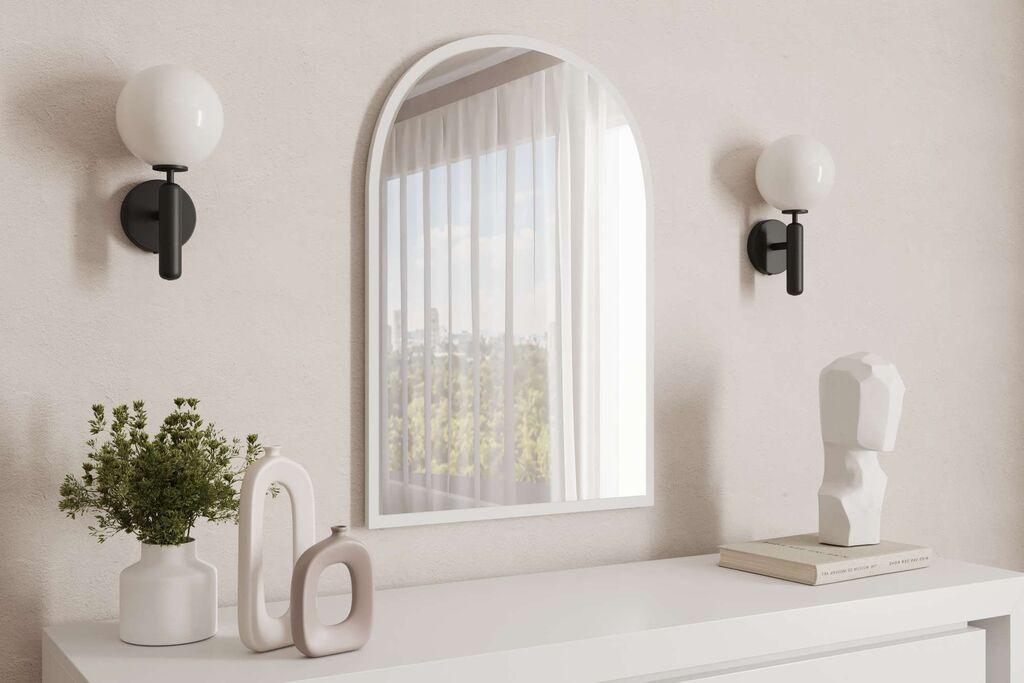 Хана домашно огледало Брилја, бела