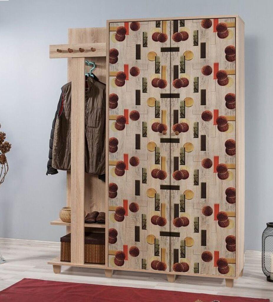 Гардеробер Hanah Home Garmanto 135-520, 135x192x36 см, шарен