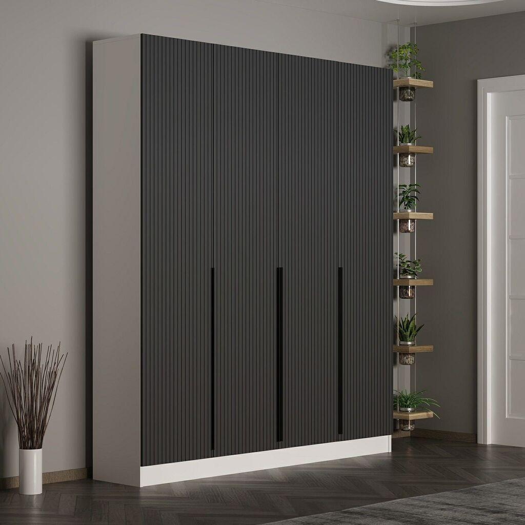 Гардеробер Hanah Home Noah-8266, 180x210x35 см, црна