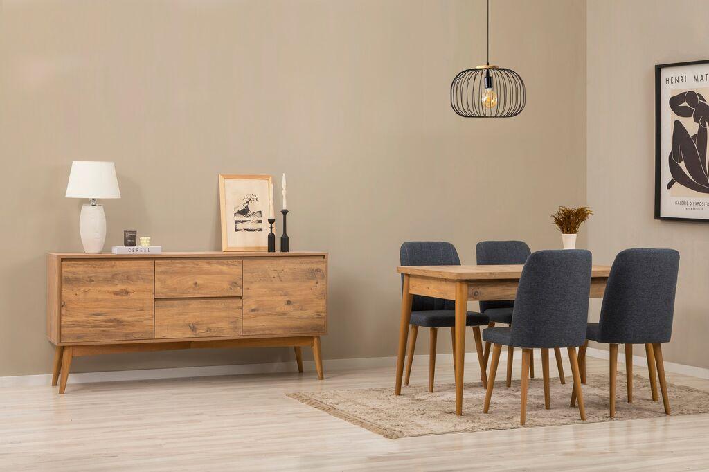 Трпезариски сет Hanah Home Vina 01 0701, сив
