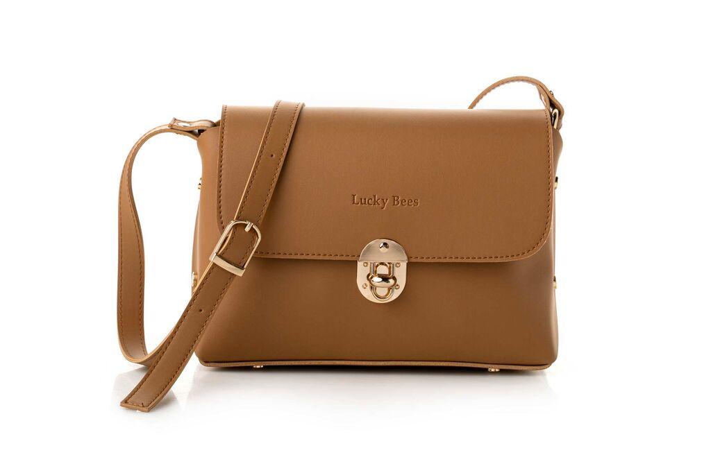 Женска чанта Lucky Bees 1278, каки боја