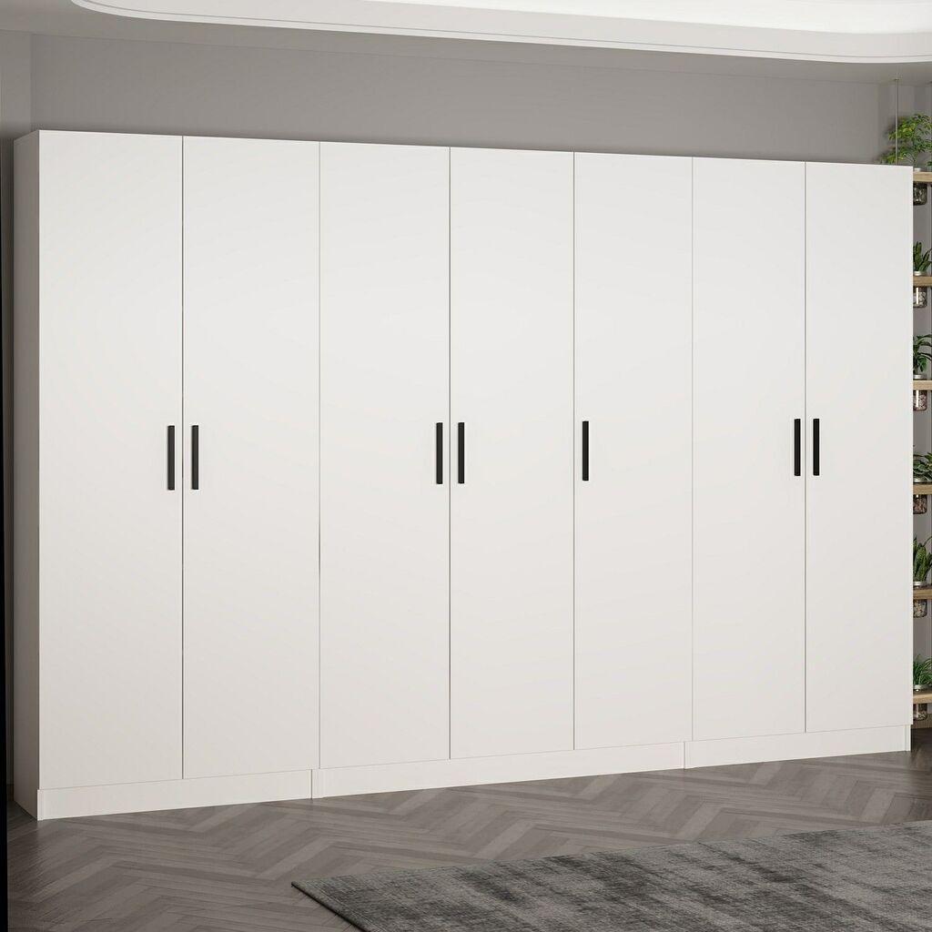 Гардеробер Hanah Home Noah-8204, 315x210x35 см, бел