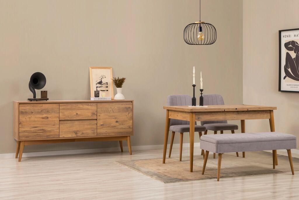 Трпезариски сет Hanah Home Vina 02 0701, сив