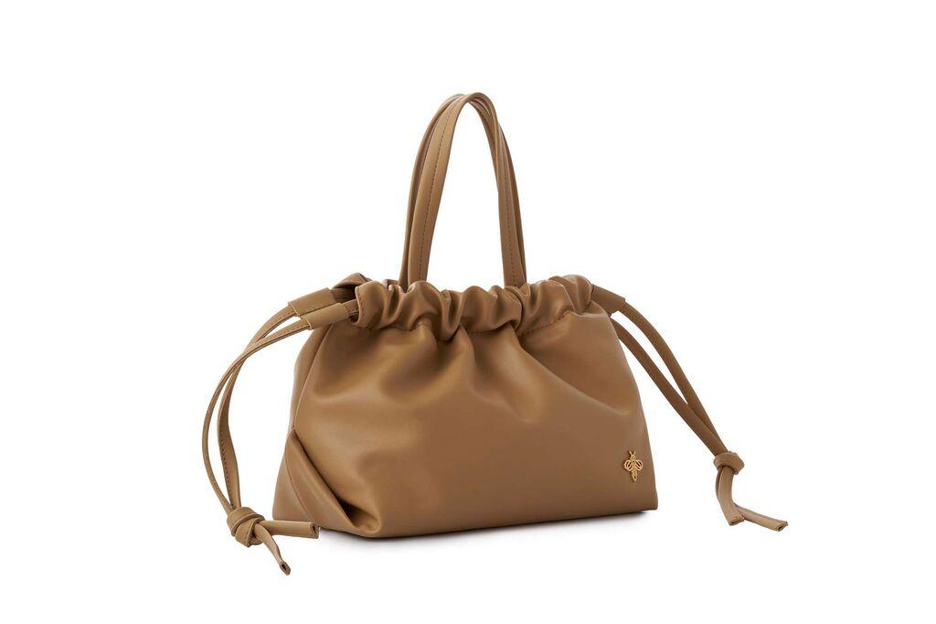 Женска чанта Lucky Bees Lauren, окер