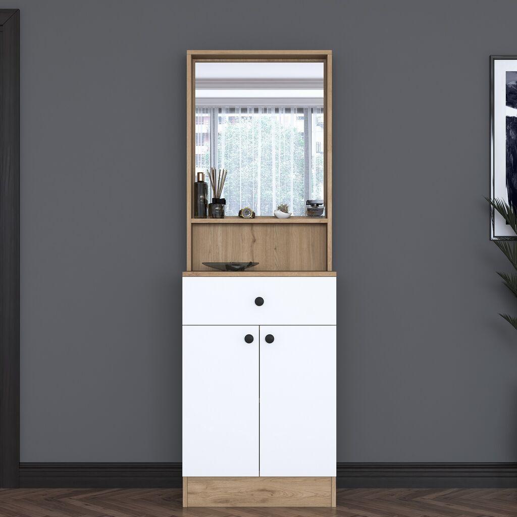 Комода Hanah Home за ходник P6 3294, 60x182,8x35,5 см, кафеава