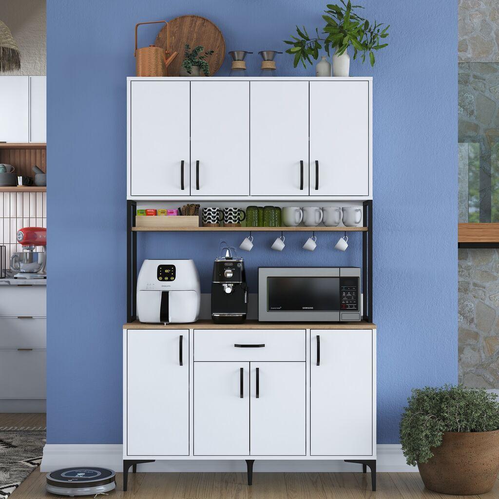 Комода Hanah Home JE127 3401, 120x198,6x40 см, бела