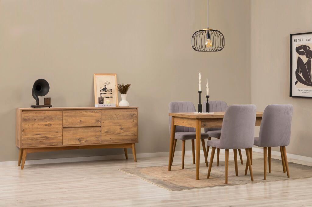 Трпезариски сет Hanah Home Vina 01 0701, сив