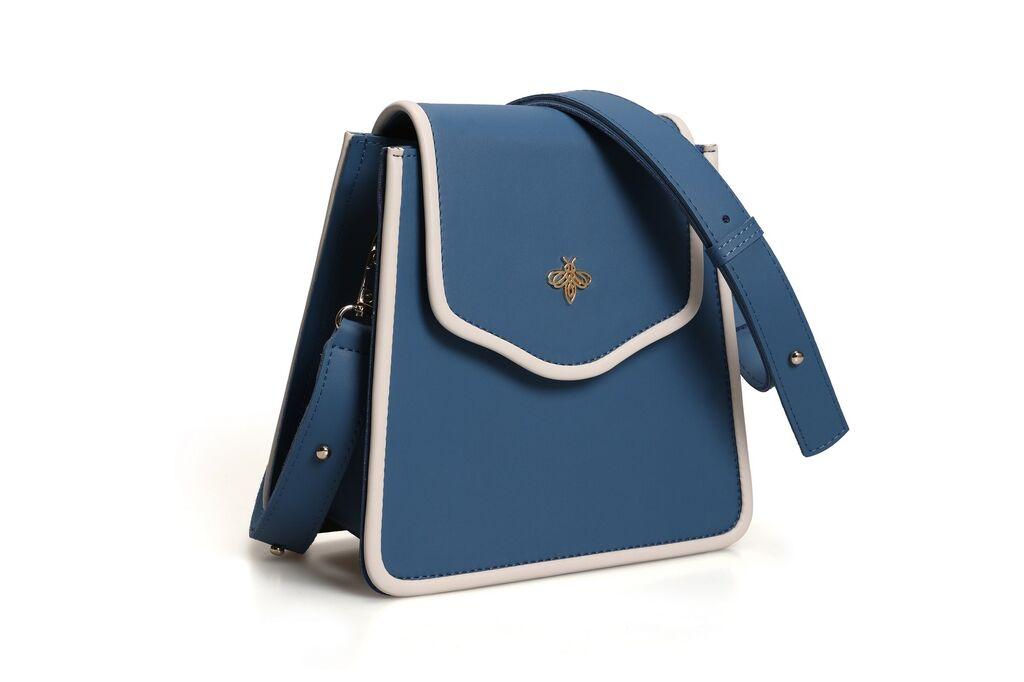 Женска чанта Lucky Bees 1248, сина