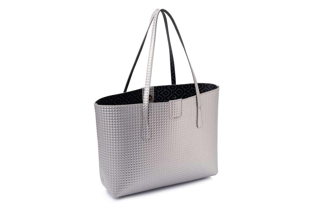 Женска чанта Lucky Bees 1238 Prm, сребрена боја
