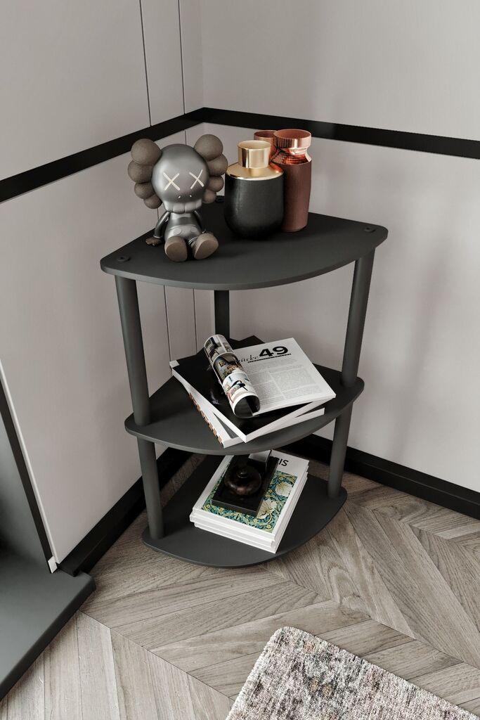 Полица за книги Hanah Home, 34x72x34 см, црна