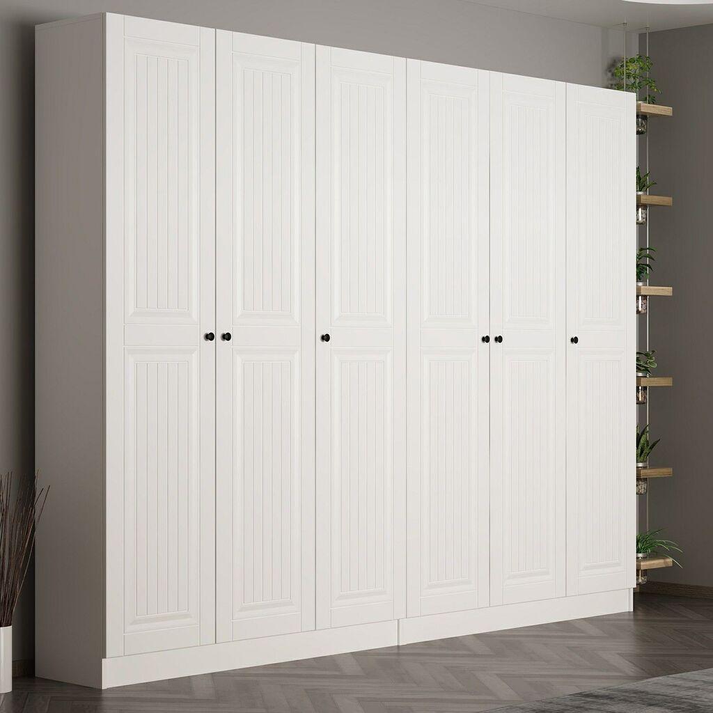 Гардеробер Hanah Home Noah-8247, 270x210x35 см, бел