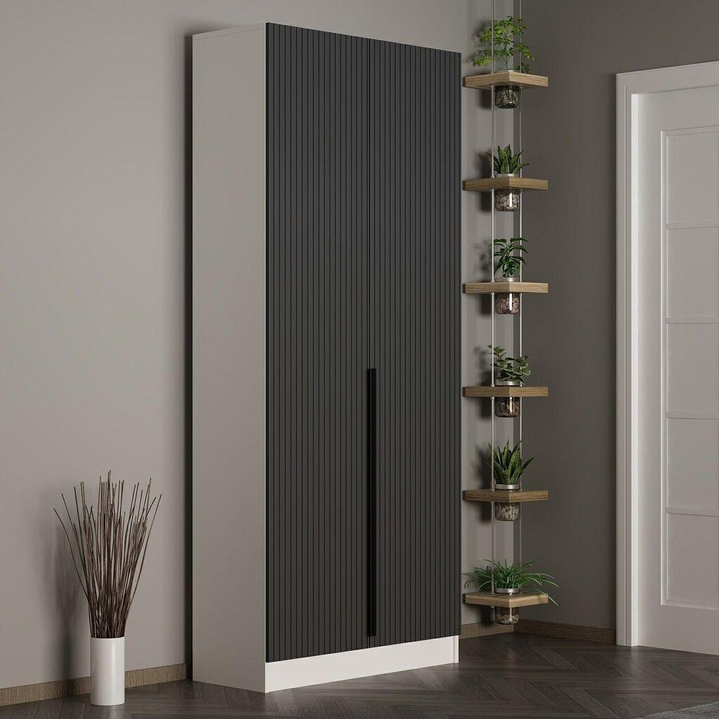 Гардеробер Hanah Home Noah-8264, 90x210x35 см, Антрацит