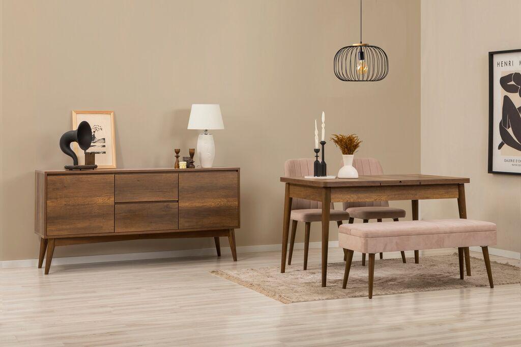 Трпезариски сет Hanah Home Vina 02 1005, антрацит