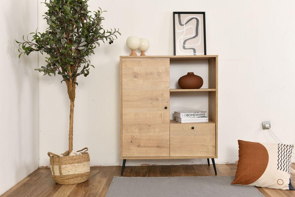 Комода Hanah Home Calvin, 90x105x41 см, даб