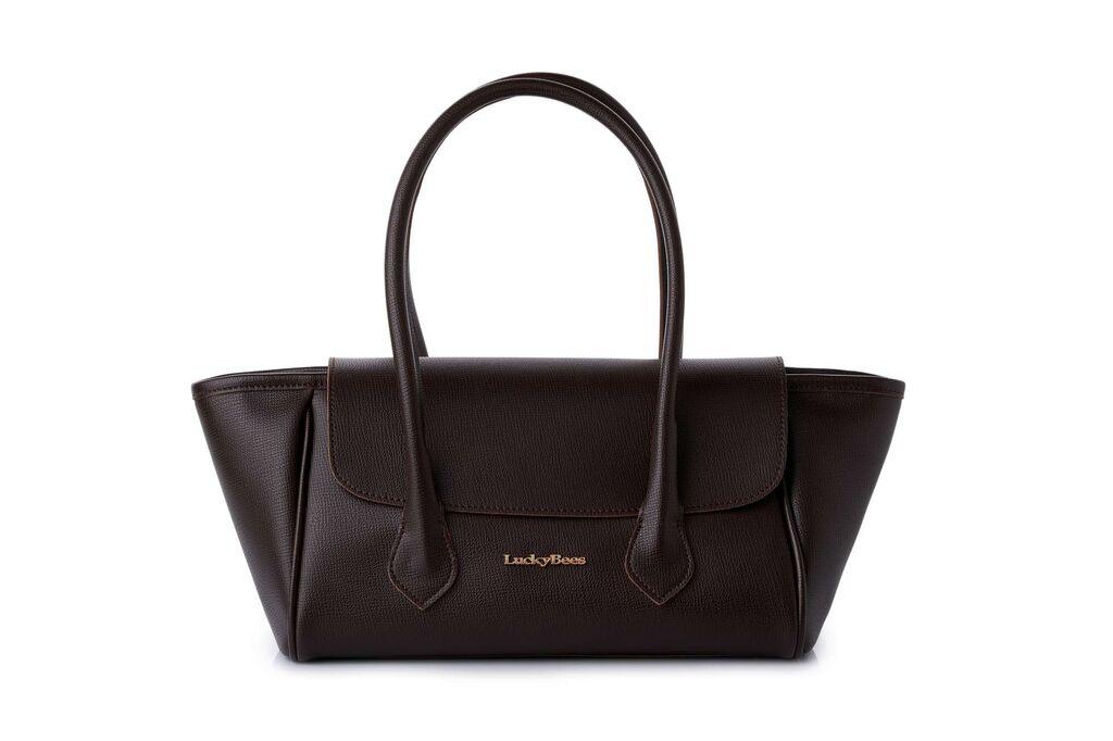 Женска чанта Lucky Bees Camille, кафеава