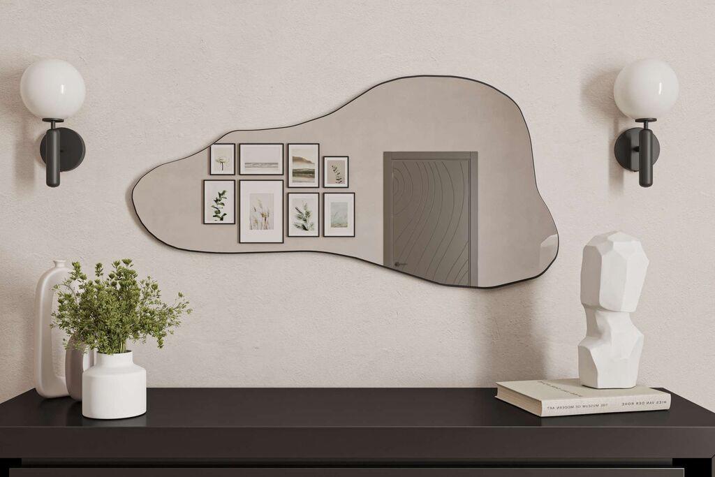 Огледало за дома Hanah Seilla, црно