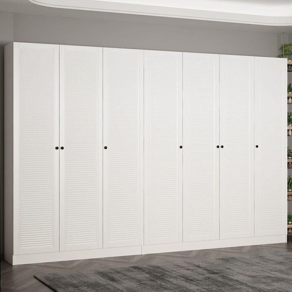 Гардеробер Hanah Home за ходник Noah 8464, 315x210x35 см, бел