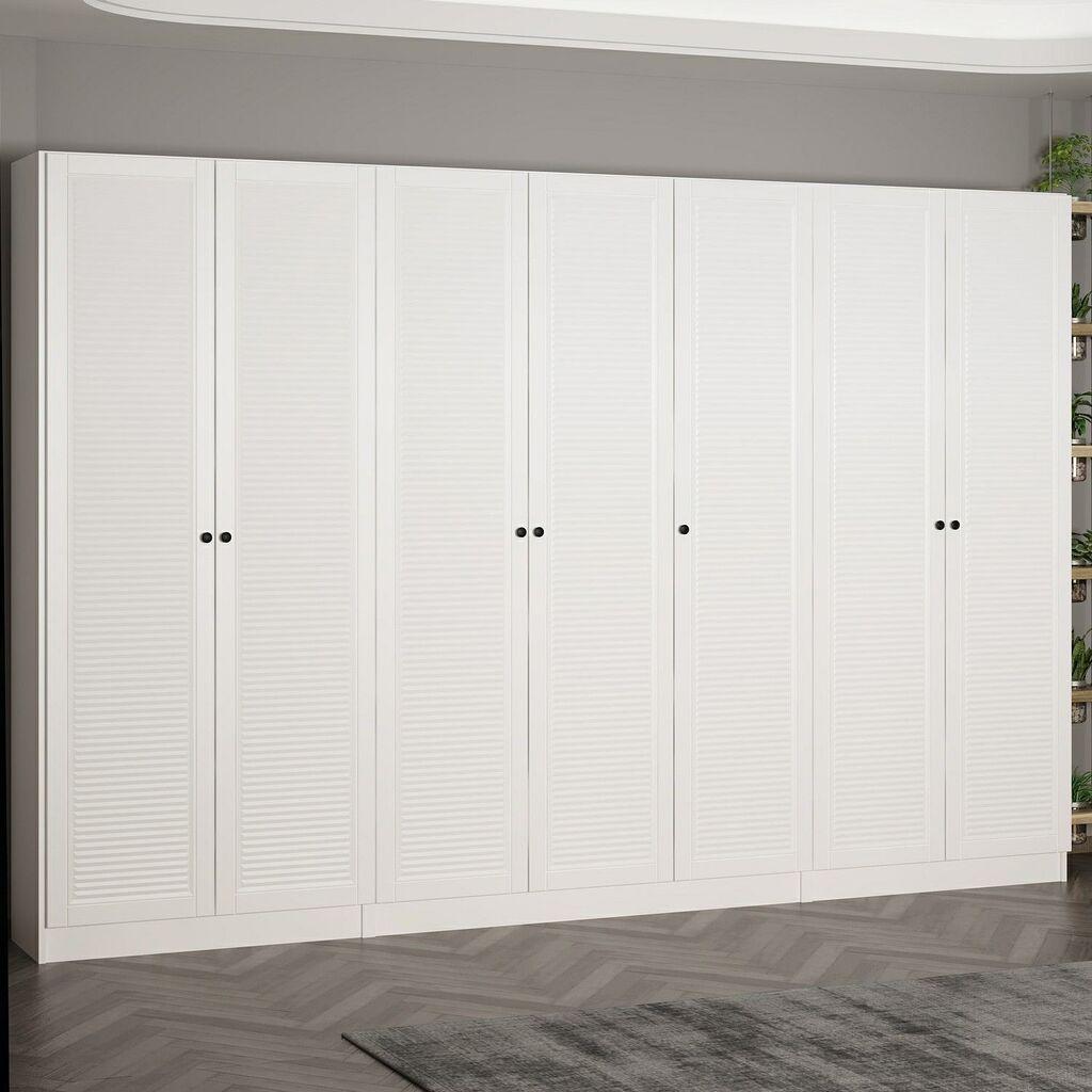 Гардеробер Hanah Home за ходник Noah 8463, 315x210x35 см, бел