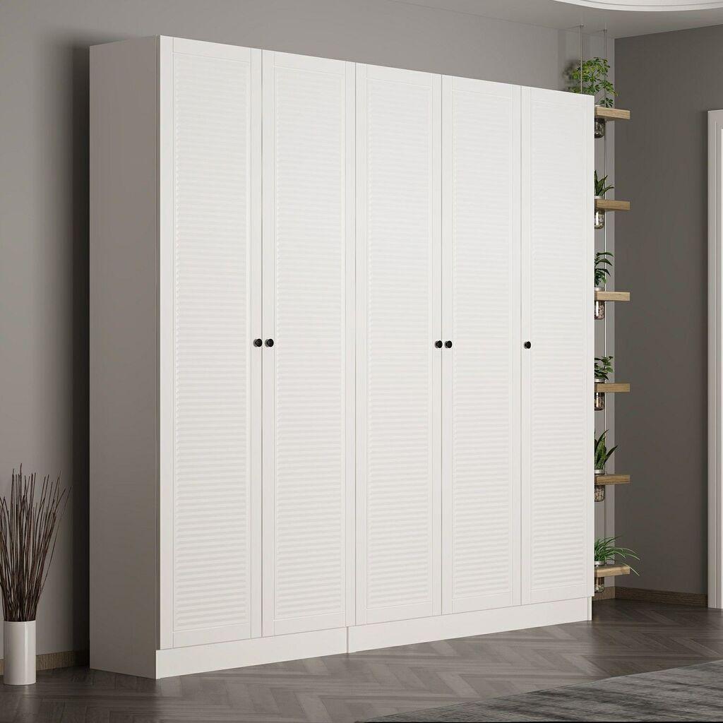 Гардеробер Hanah Home Noah-8460, 225x210x35 см, бел