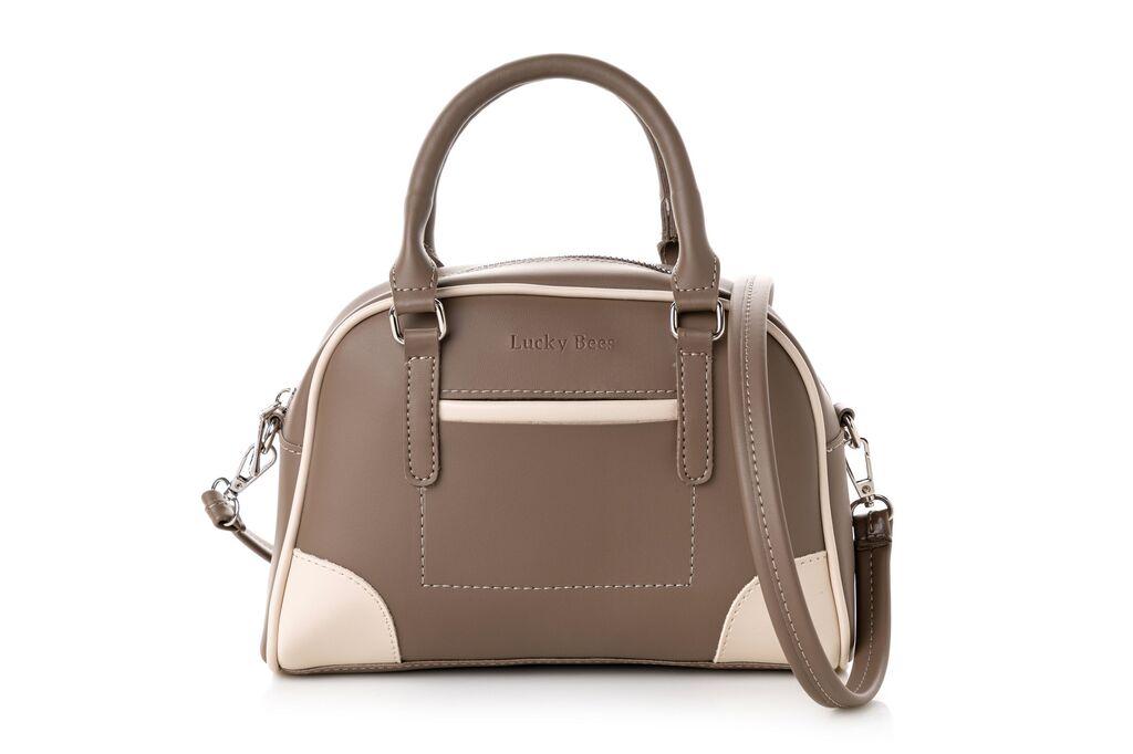 Женска чанта Lucky Bees 1282, крем-беж
