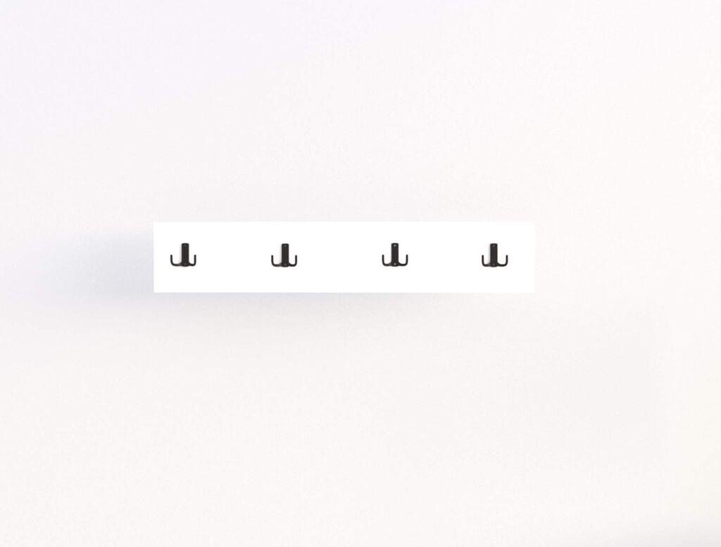 Dzидна светилка Hanah Home Dortlu, 80x15x1.8 см, бела